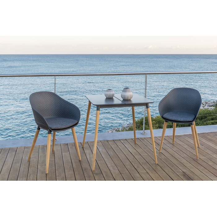 Dakota Fields Leatherhead Garden Chairs with Cushions Wayfair.co.uk